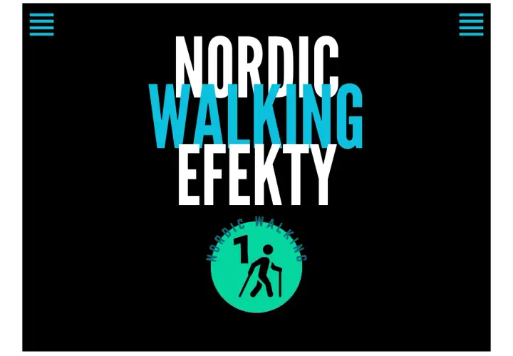 Nordic walking efekty po miesiącu: zobacz, jak poprawić kondycję i sylwetkę. Ikona osoby z kijkami i cyfra 1.