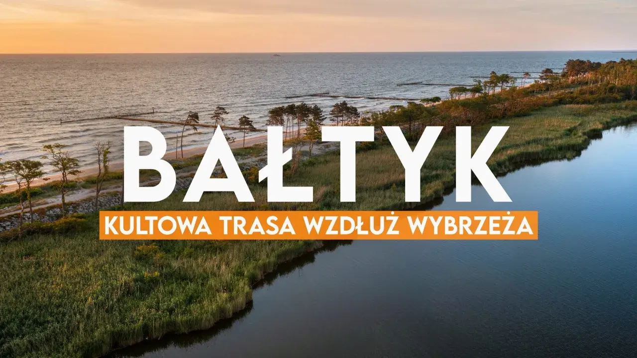 Zachód słońca nad Bałtykiem. Wyobraź sobie przejażdżkę rowerem wzdłuż wybrzeża, czując bryzę i podziwiając krajobraz.